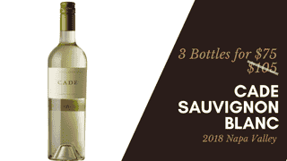 Cade, 2018 Sauvignon Blanc, Napa Valley 3 For $75