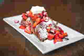 Chocolate strawberry french toast