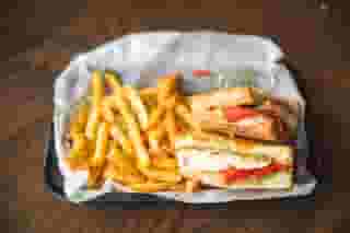 Grilled chicken panini