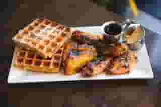 Chicken and waffles