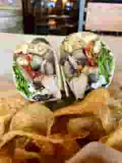 Chicken, Shroom and Pepper Wrap