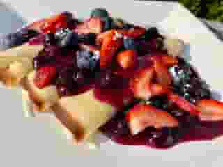 Blueberry Crepes