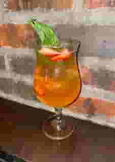 Strawberry Basil Mule