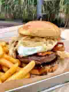 Bacon Bourbon Jam Burger