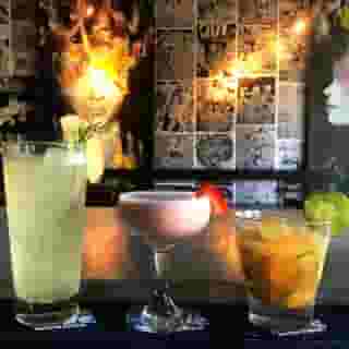 Cocktails at Stone City Saloon