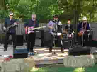 band on lawn