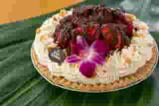 Banana Mac Berry Pie