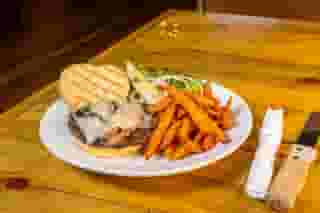 Mushroom and Swiss Burger