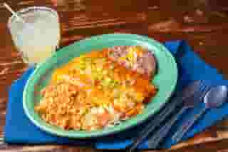Cream Cheese & Chicken Enchiladas