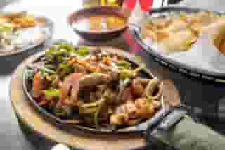 Steak, Chicken & Shrimp Fajitas