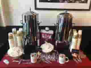 Santa Brunch Hot chocolate table