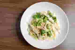Fettuccini Alfredo with Broccoli