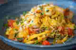 Spicy Shrimp Pasta