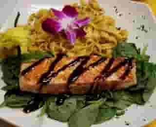 GRILLED SALMON BALSAMIC