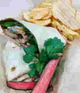 wrap and chips