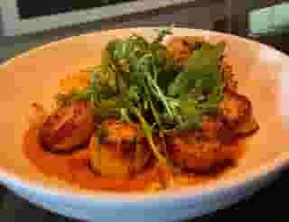 SCALLOPS & HEIRLOOM TOMATO JAM