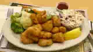 Lunch Fried Seafood Combination