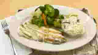 Fresh Charbroiled Atlantic Halibut
