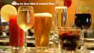 Enjoy our Beer, Wine & Cocktails