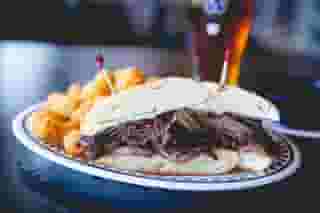 French Dip Lunch & Dinner Hungry Dawg's Diner Bar & Grill in Bonney Lake, WA