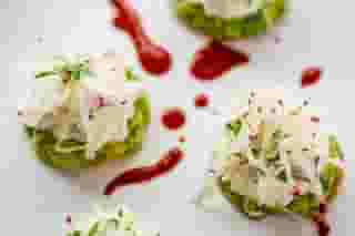 crab tostadas