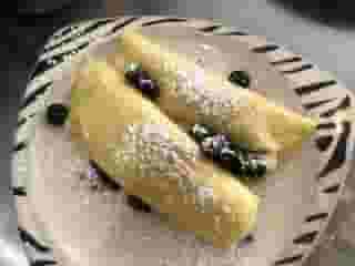 Blueberry & Cream Crepes