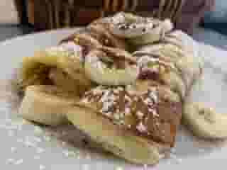 Peanut Butter & Banana Crepes