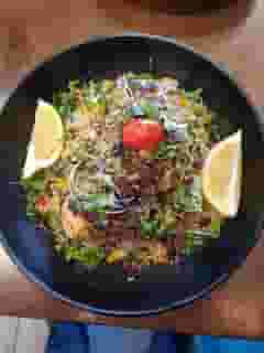 Seasoned Grilled Salmon with Quinoa