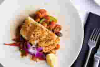 *Horseradish Crusted Halibut