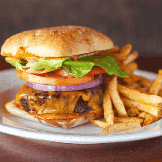 HUGO'S BEEF BURGER - Lunch - Hugo's Restaurant - Californian Restaurant ...