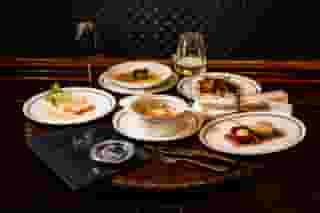 group of dishes