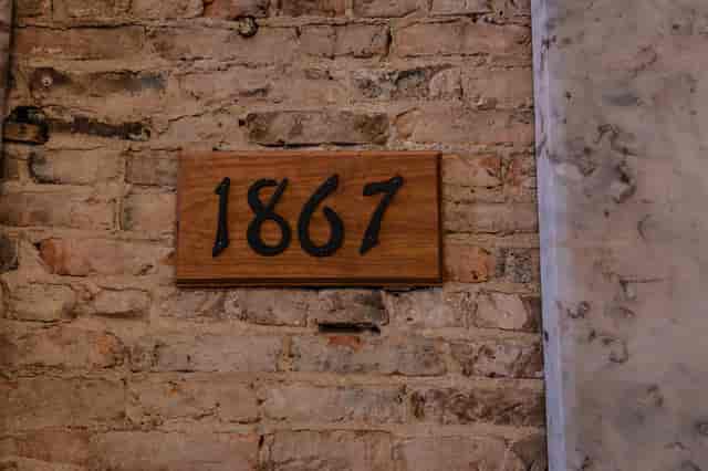 1867 Sign