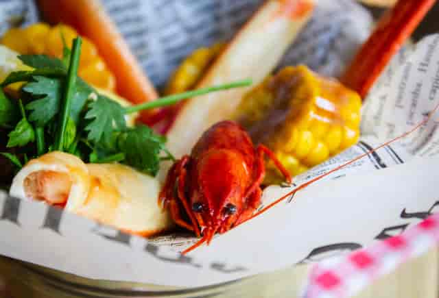 food in basket