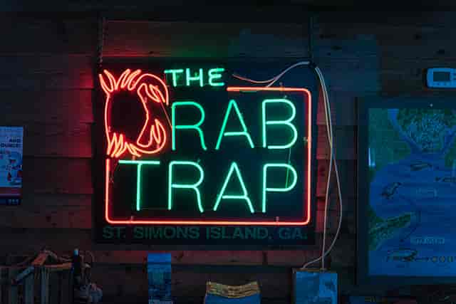 The Crab Trap Sign