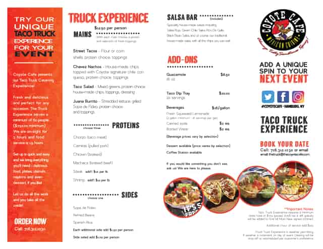 Wedding Menu