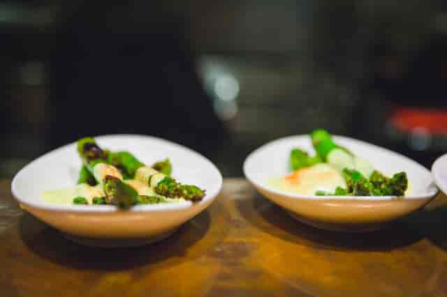 plates of greens