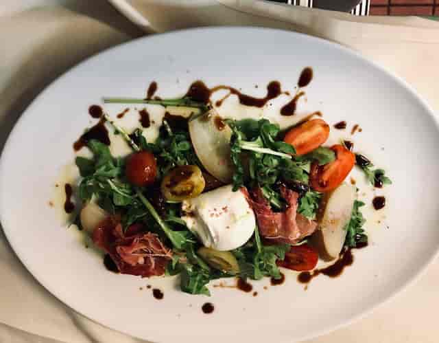 food on white plate