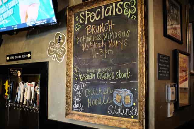 chalk board specials