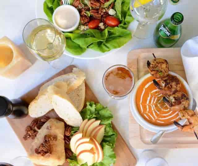 table of food