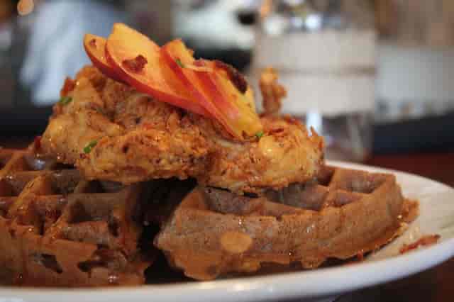 chicken and waffles