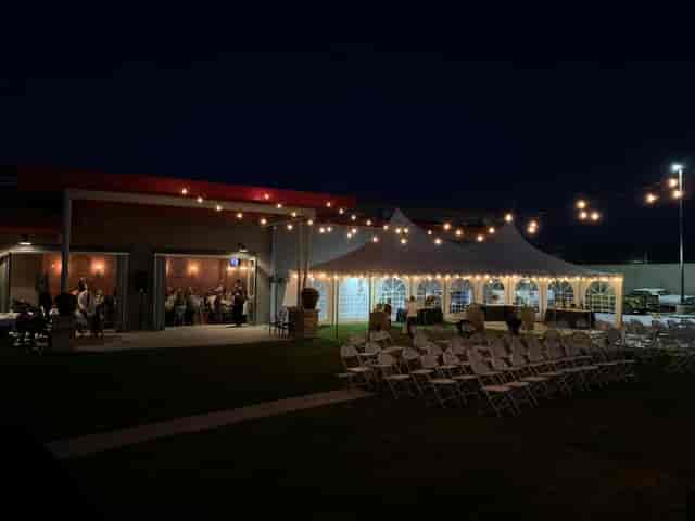 exterior at night