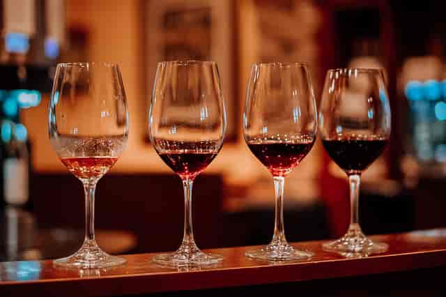 wine glasses