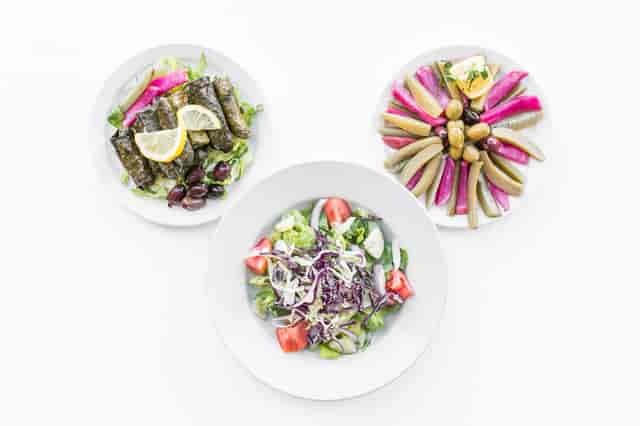 lebanese food platter