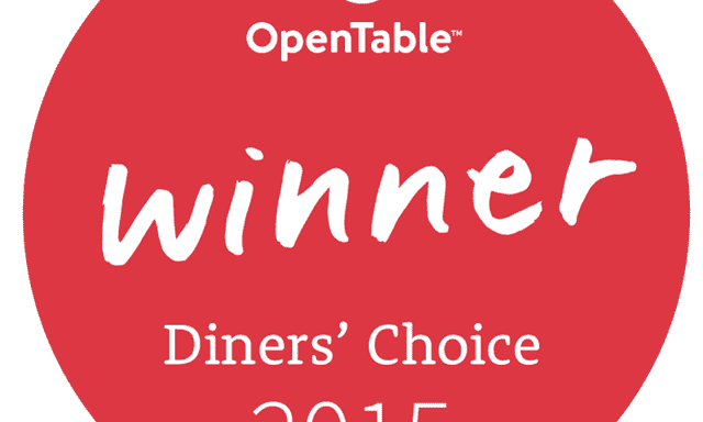 OpenTable's Diners' Choice – Local Pick in 2015
