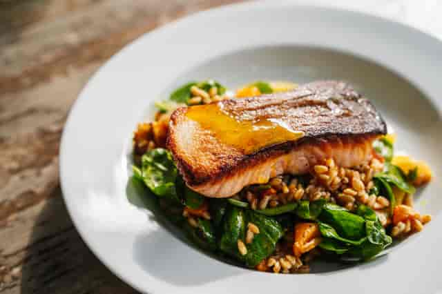 salmon bowl