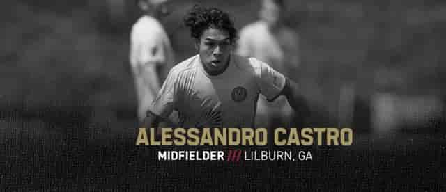 Atlanta United 2 signs Alessandro Castro from Academy