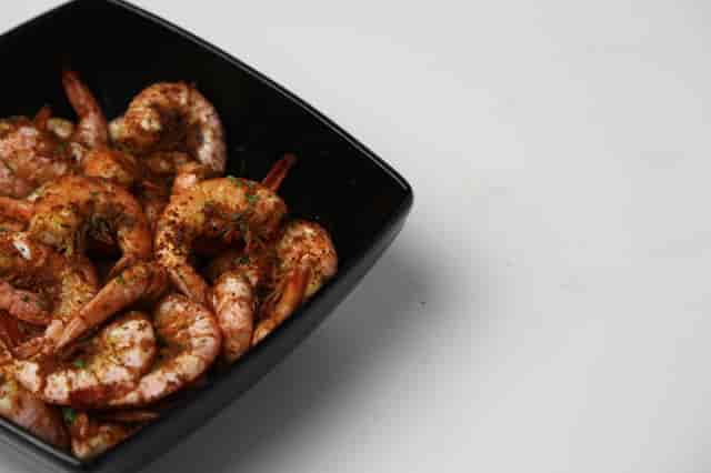 steamed shrimp