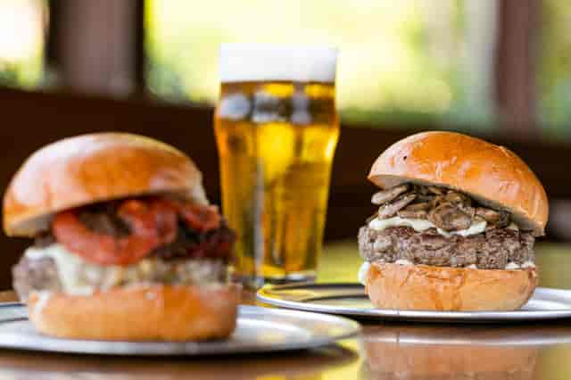 burgers and beer