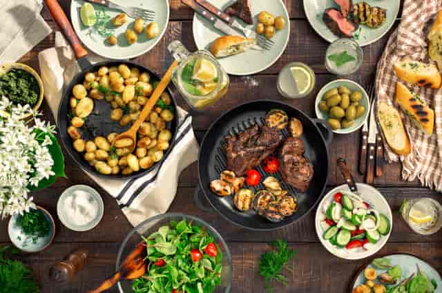 dinner table