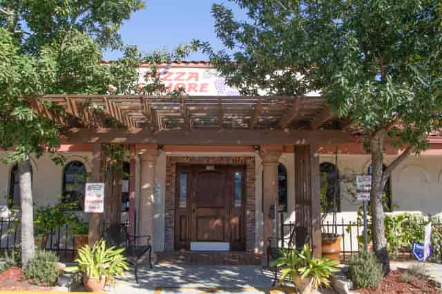 front of restaurant